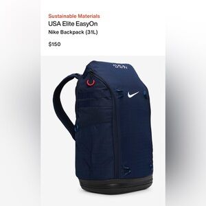 USA Elite EasyOn
Nike Backpack (31L)
Paris Olympics Team USA